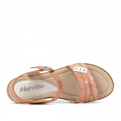 Women sandals 5067 pink pearl combined