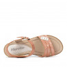 Women sandals 5067 pink pearl combined