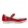 Children shoes 151-1 patent bordo