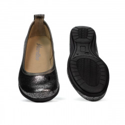 Children shoes 100-1 silver pearl