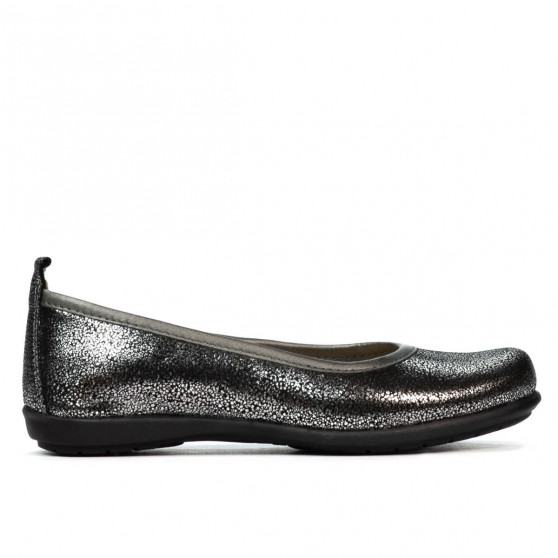 Children shoes 100-1 silver pearl