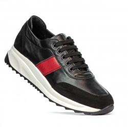 Women sport shoes 6030 black+red
