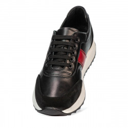 Women sport shoes 6030 black+red