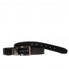 Women belt 18m black+piton black