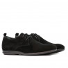Men casual shoes 816 black velour