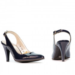 Women sandals 1236 patent indigo