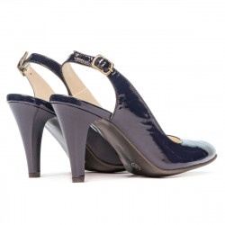 Women sandals 1236 patent indigo