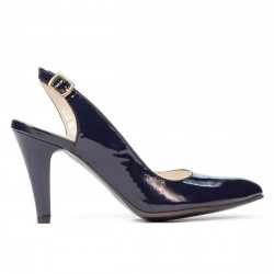 Women sandals 1236 patent indigo