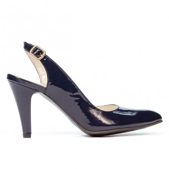 Women sandals 1236 patent indigo