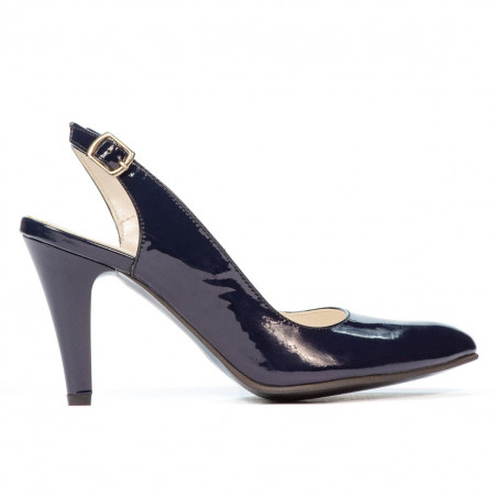 Women sandals 1236 patent indigo