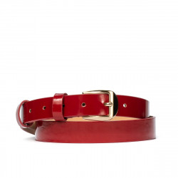 Women belt 01m patent red