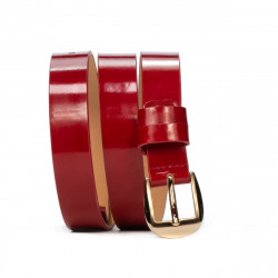 Women belt 01m patent red