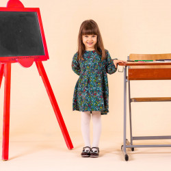 Small children shoes 51c patent bordo+white