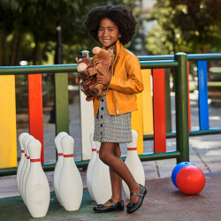 Small children shoes 67c black combined lifestyle