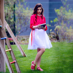 Women sandals 5032 red lifestyle