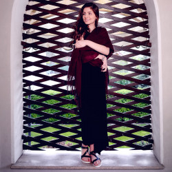 Women sandals 5039 black lifestyle