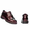 Women casual shoes 6025 patent bordo
