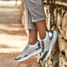Women sport shoes 6024 silver+white