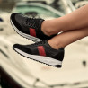Women sport shoes 6030 black+red