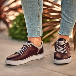 Men sport shoes 913 bordo lifestyle