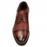 Men stylish, elegant shoes 880 a cognac combined