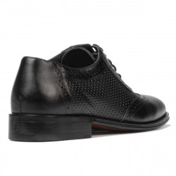 Men stylish, elegant shoes 922 black combined