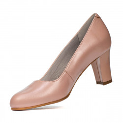 Women stylish, elegant shoes 1209 pudra pearl