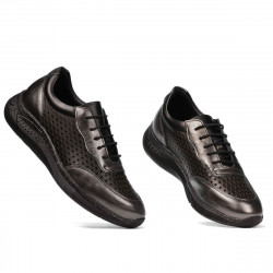 Women sport shoes 6024 silver+black