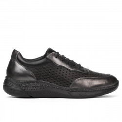 Women sport shoes 6024 silver+black