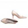 Women stylish, elegant shoes 1242 nude