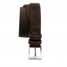 Men belt 05bc brown velour