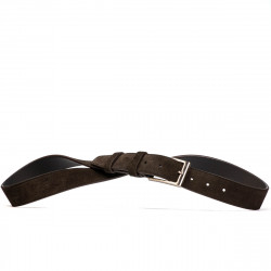 Men belt 05bc brown velour