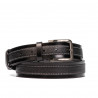 Men belt 16b black combined