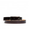 Women belt 03m patent bordo