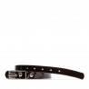Women belt 03m patent bordo