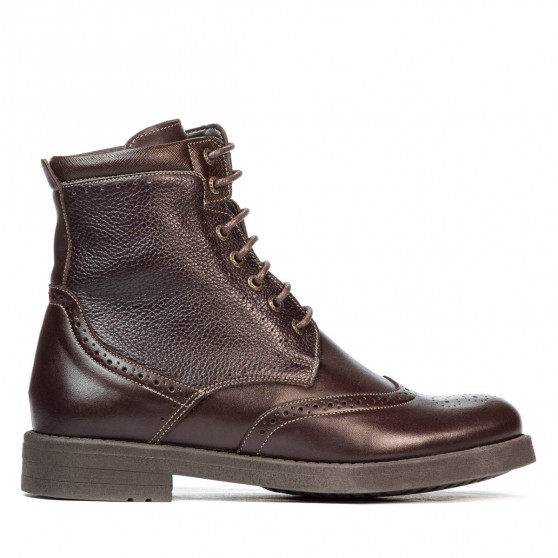 Men boots 4112-1 cafe