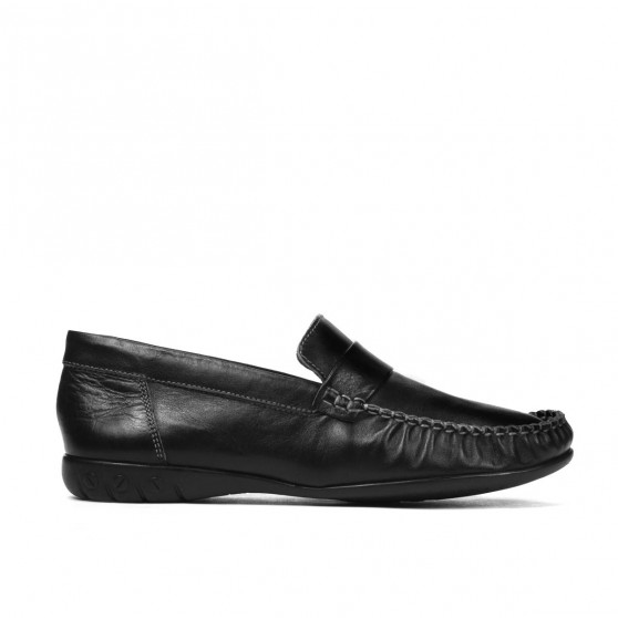 Women loafers, moccasins 189 black