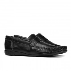 Women loafers, moccasins 189 black