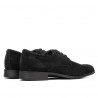 Teenagers stylish, elegant shoes 388 black velour 