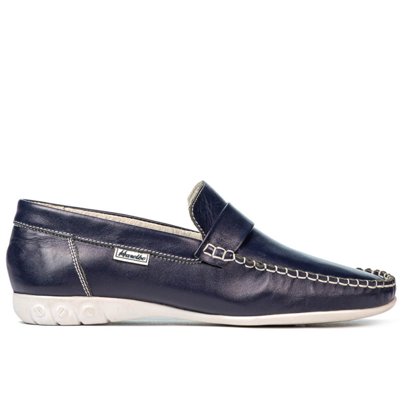 Women loafers, moccasins 189 indigo