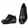 Men stylish, elegant shoes 762 black