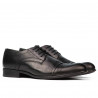 Men stylish, elegant shoes 763 black 
