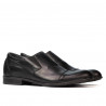 Men stylish, elegant shoes 765 black