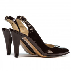 Women sandals 1236 patent cafe