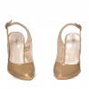 Women sandals 1236 patent beige