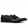 Men stylish, elegant shoes 815 black