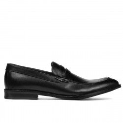 Men stylish, elegant shoes 815 black