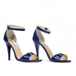 Women sandals 1238 patent blue