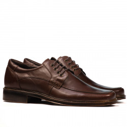 Men stylish, elegant shoes 790 brown