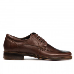 Men stylish, elegant shoes 790 brown